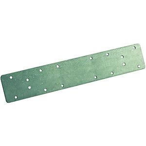Wickes Galvanised Jointing Flat Plate 46x250mm