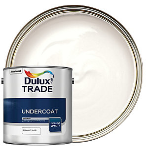Dulux Trade Undercoat Paint - Brilliant White - 2.5L