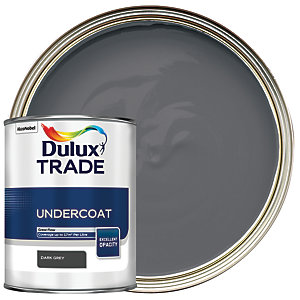 Dulux Trade Undercoat Paint - Dark Grey - 1L