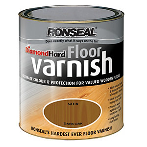 Ronseal Diamond Hard Floor Varnish - Dark Oak 2.5L