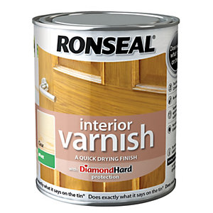 Ronseal Interior Varnish - Matt Clear 750ml