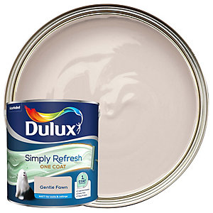 Dulux Simply Refresh One Coat Matt Emulsion Paint - Gentle Fawn - 2.5L