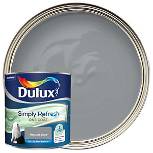 Dulux Simply Refresh One Coat Matt Emulsion Paint - Natural Slate - 2.5L