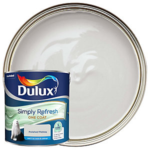 Dulux Simply Refresh One Coat Matt Emulsion Paint - Polished Pebble - 2.5L