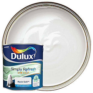 Dulux Simply Refresh One Coat Matt Emulsion Paint - Rock Salt - 2.5L