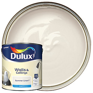 Dulux Summer Linen Matt Emulsion Paint 2 5l Wickes Co Uk