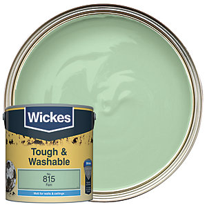 Wickes Fern - No.815 Tough & Washable Matt Emulsion Paint - 2.5L