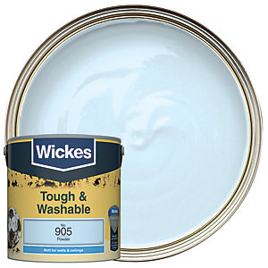 Wickes Powder - No.905 Tough & Washable Matt Emulsion Paint - 2.5L