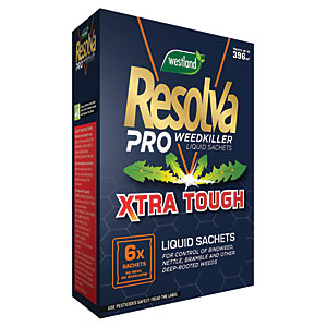Resolva Pro Liquid Xtra Weed Killer Sachets - 6 x 100ml