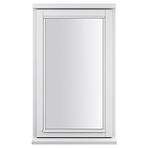 White Double Glazed Timber Casement Window - 1-Lite Right Hung