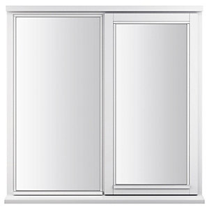 White Double Glazed Timber Casement Window - 2-Lite Right Hung