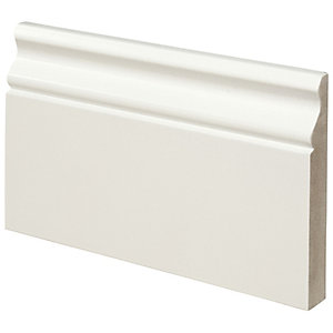 Wickes Ogee Fully Finished MDF Skirting - 18mm x 119mm x 3.66m