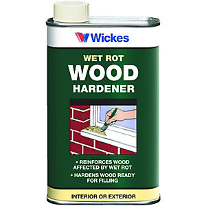 Wickes Wet Rot Wood Hardener - 500ml