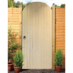 Wickes Ledged Braced Arched Top Timber Gate Kit 990 X 1981 Mm Wickes Co Uk