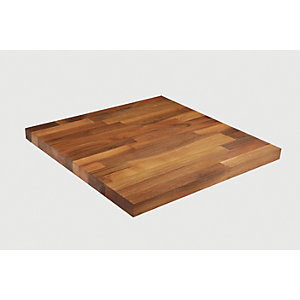 Wickes Solid Wood Worktop Upstand - Walnut 70 x 18mm x 3m