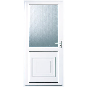 Wickes Tyne Aluminium Glazed Back Door 1981 X 762mm Left Hand Hung Wickes Co Uk