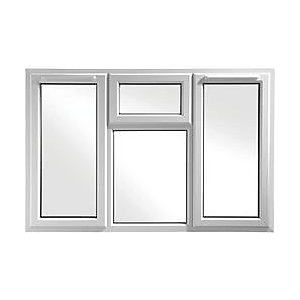 Wickes White Upvc Casement Window Side Top Hung 1770 X 1010mm Wickes Co Uk