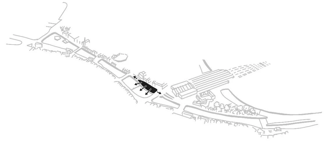 Charakter als «Insel» und als Teil des Stadtraumes am Fluss stärken