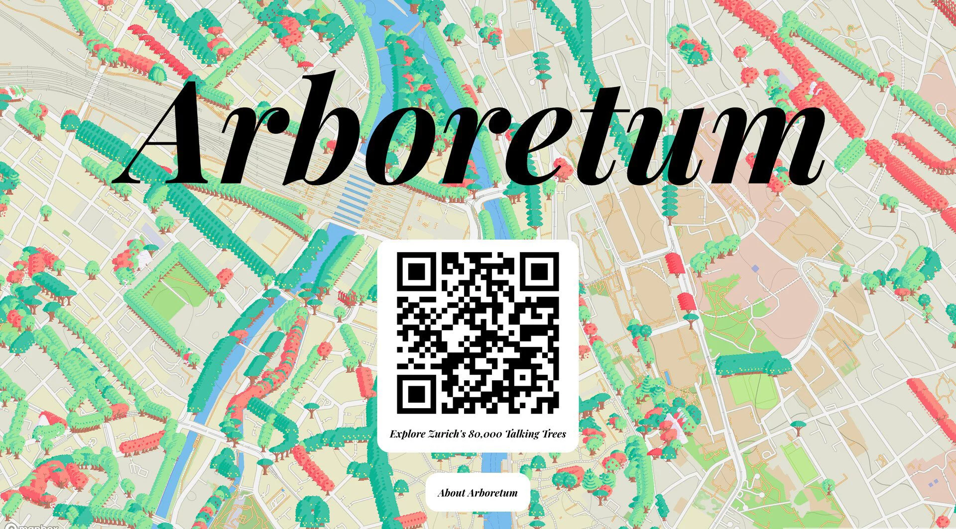 Titelseite der Webseite "Arvoretum"