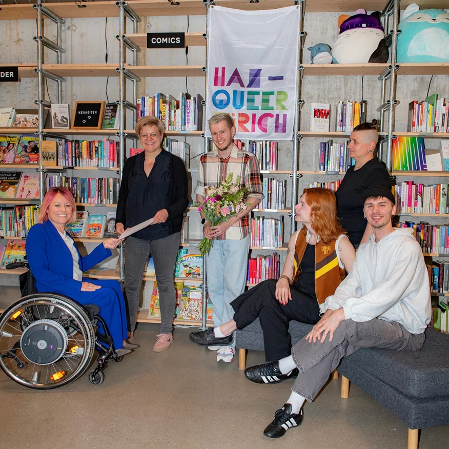 Übergabe Gratulationsschreiben HAZ