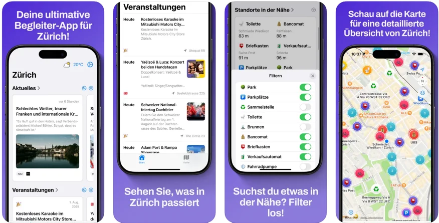 Screenshots von CasaZurich