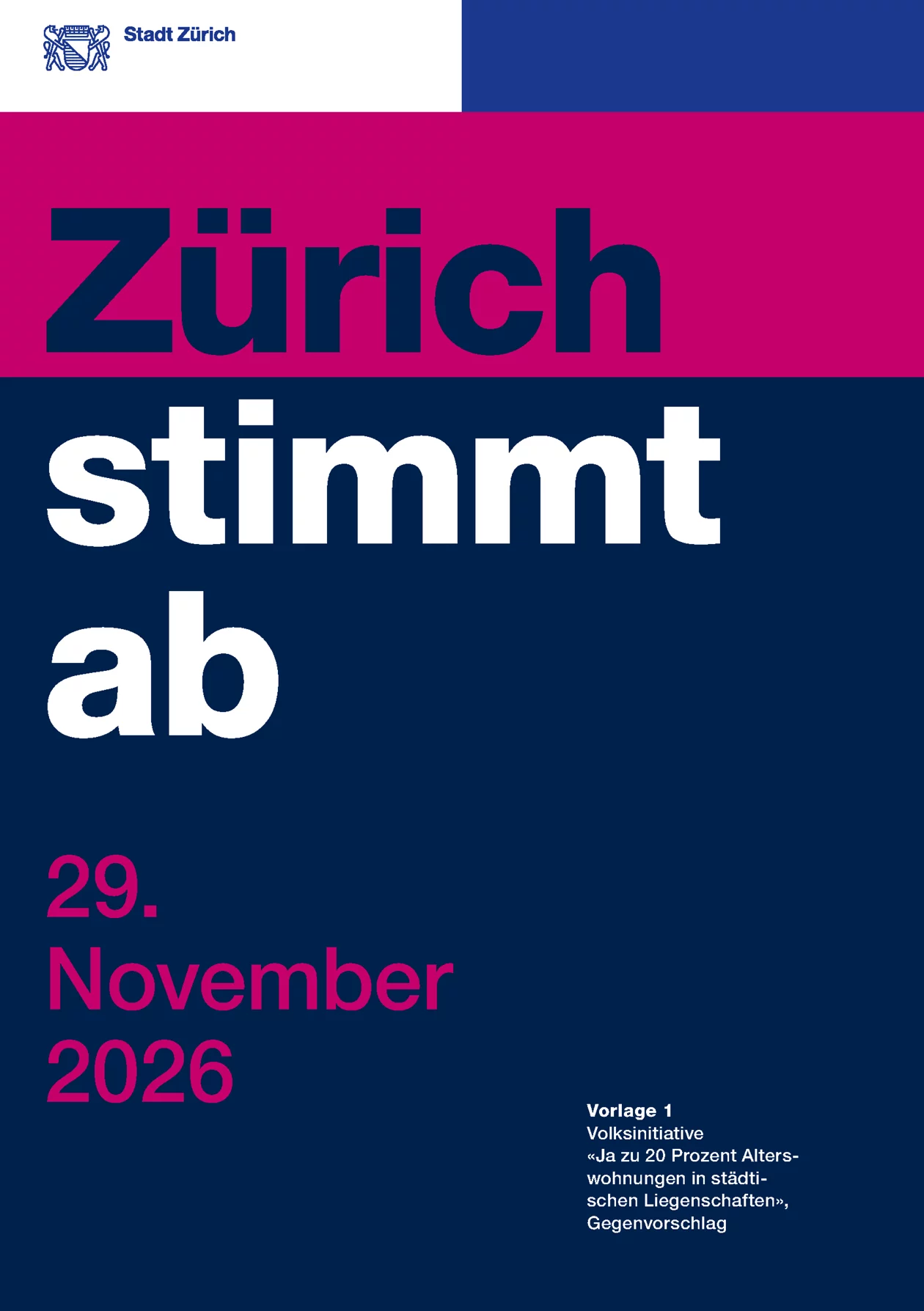 Deckblatt Abstimmungspublikation