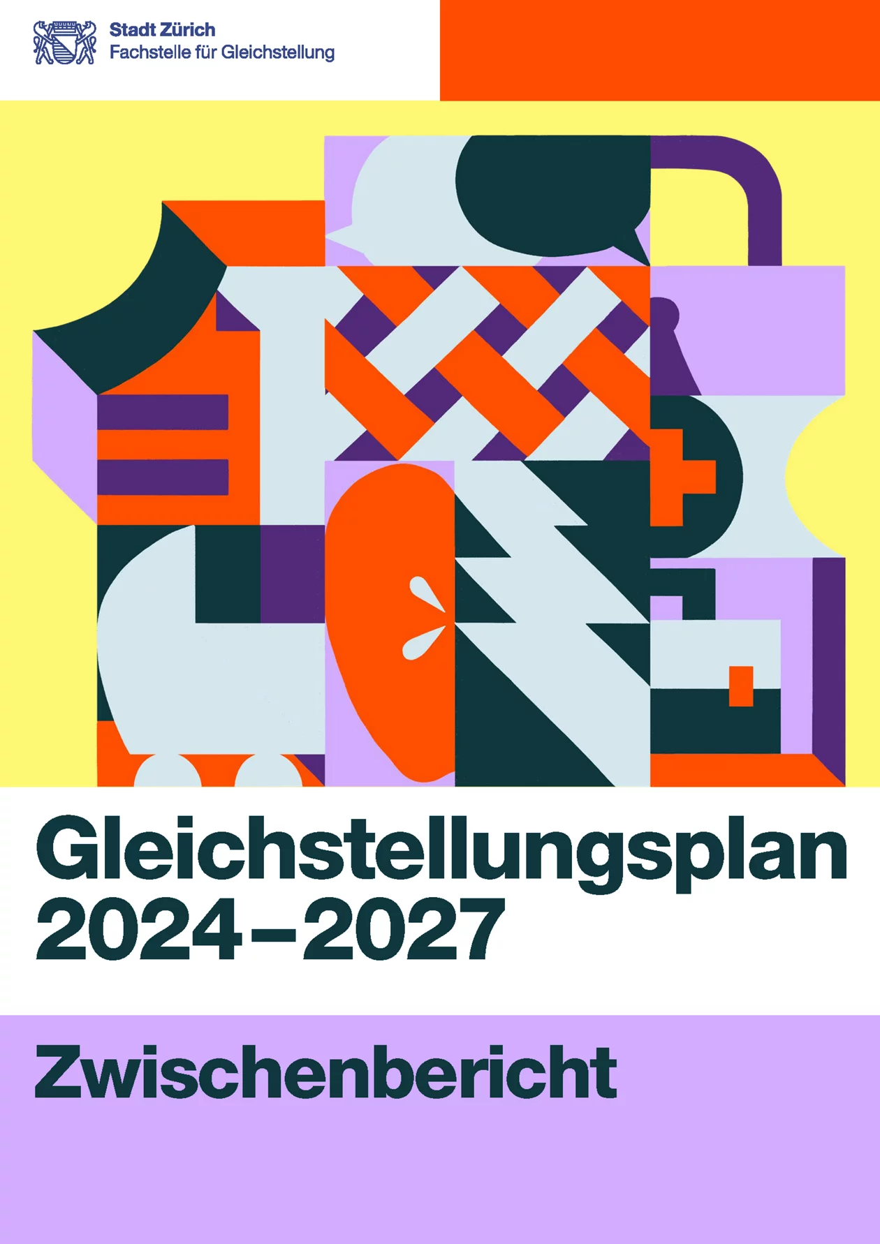 Zwischenbericht Gleichstellungsplan 2024-2027 Cover