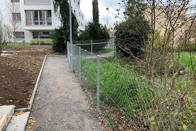 Burgdorferweg nach den Massnahmen für den Fussverkehr