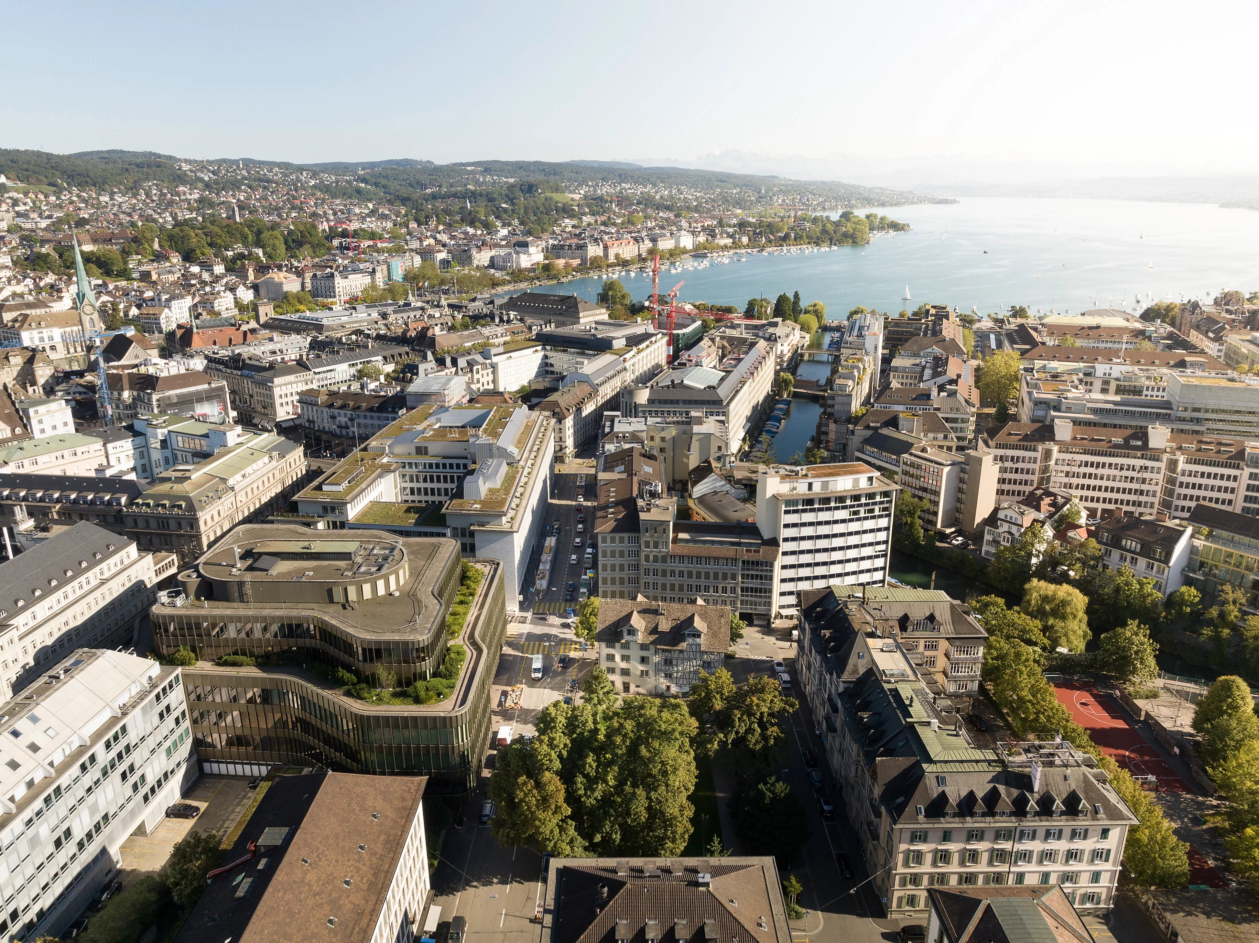 Innenstadt aus der Vogelperspektive