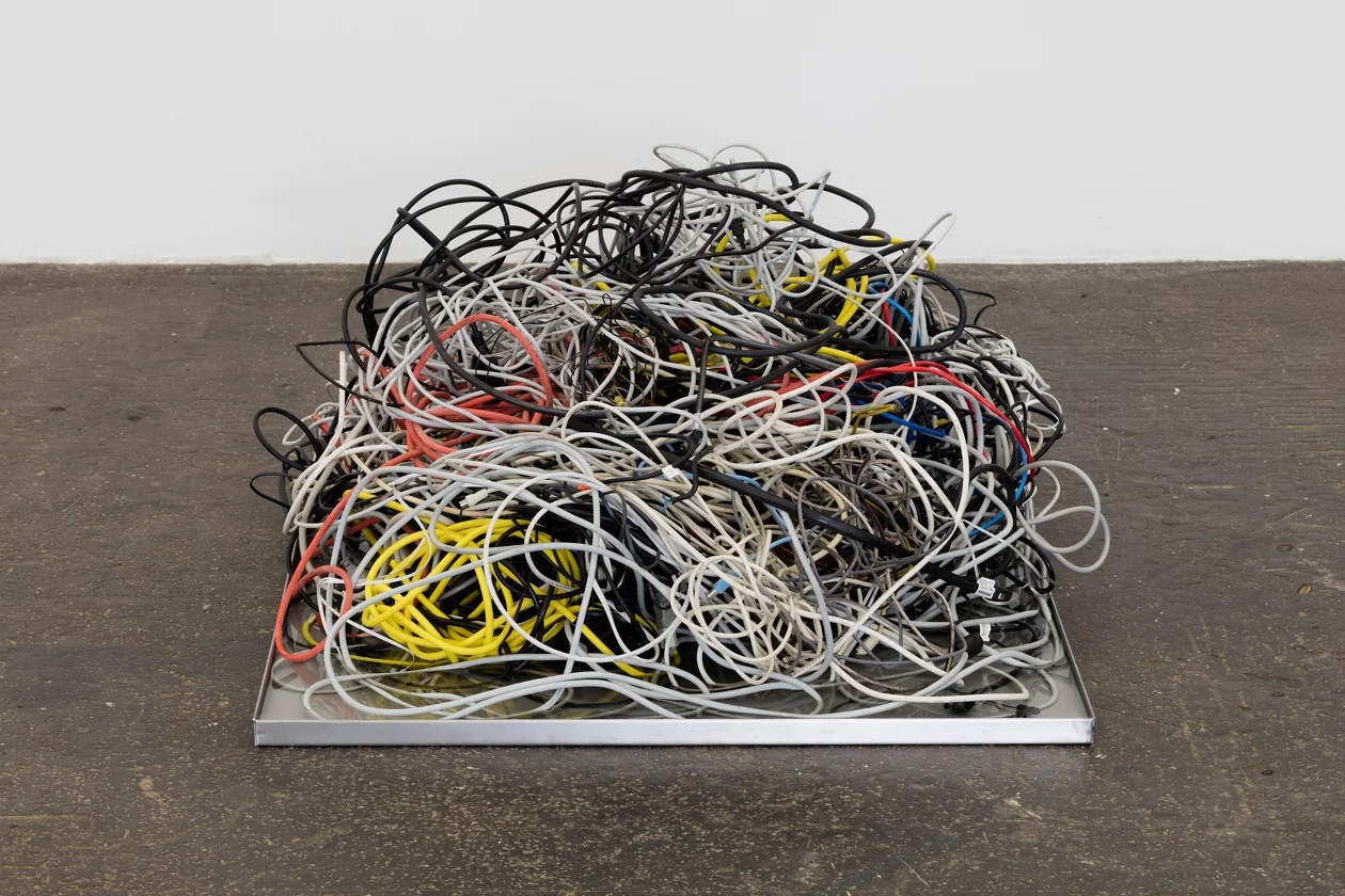 Foto der freistehenden Installation namens «Keeping it Real (In a bundle)» von Vanessa Billy