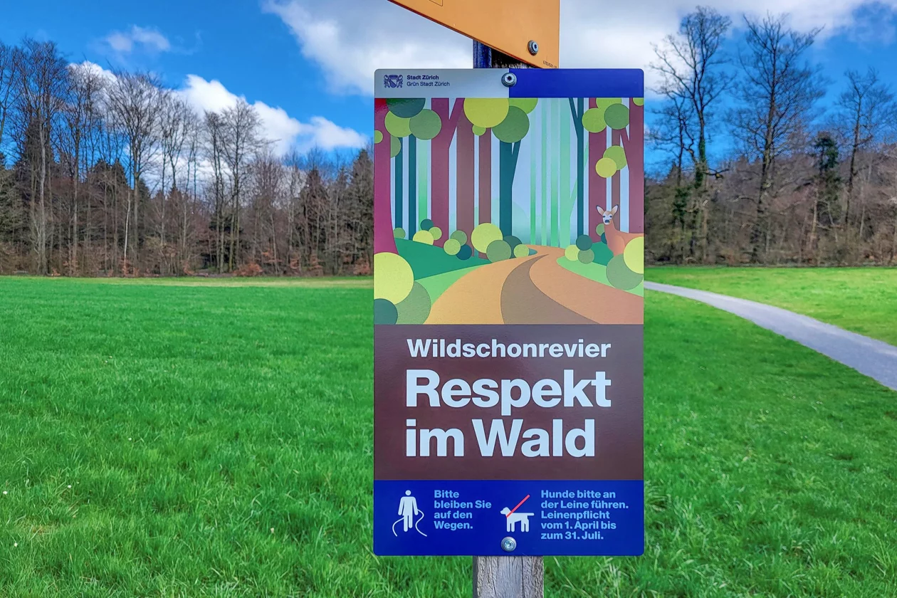 Respekt im Wald