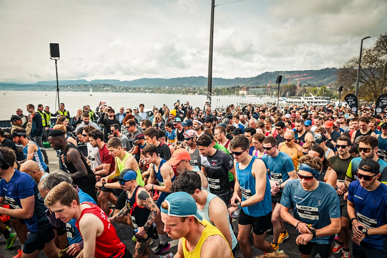 Läufer beim Start