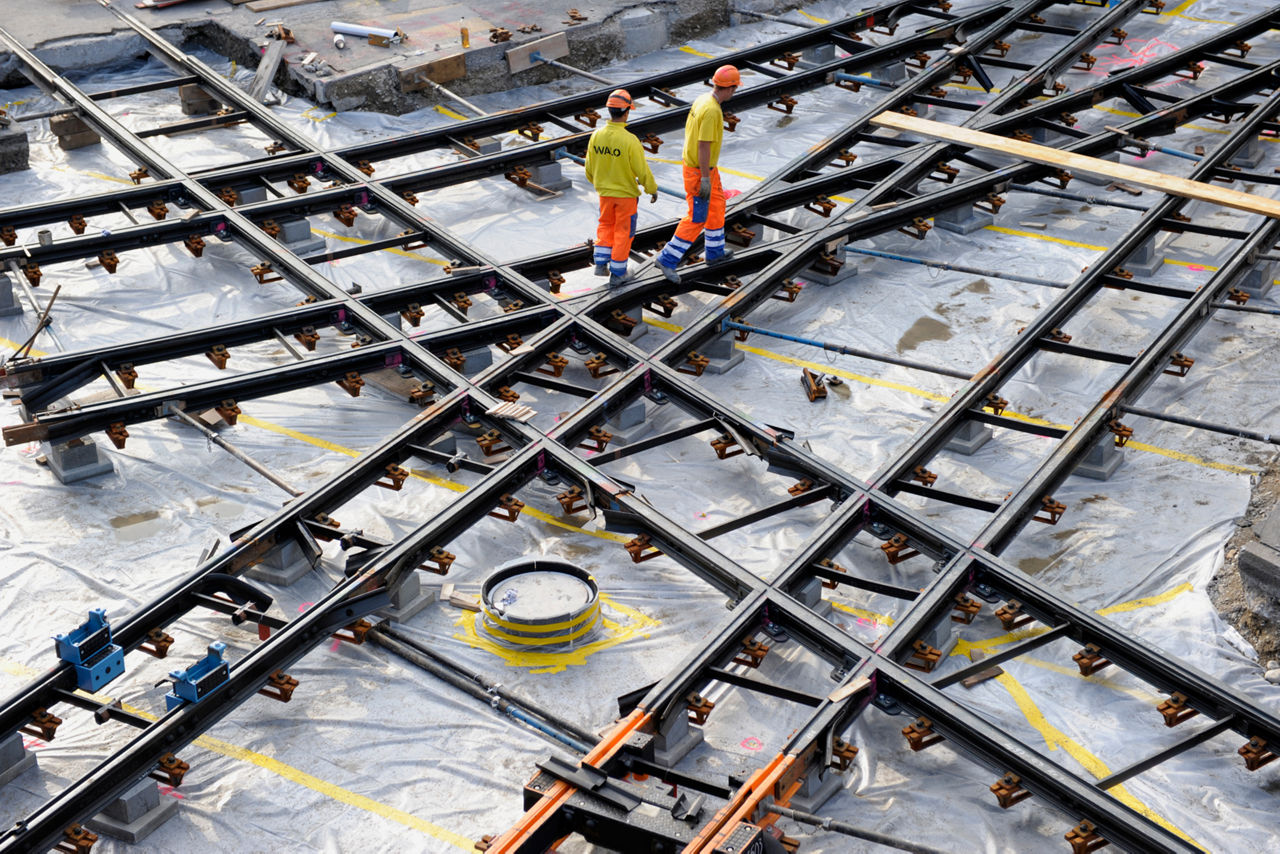Gleisbaustelle