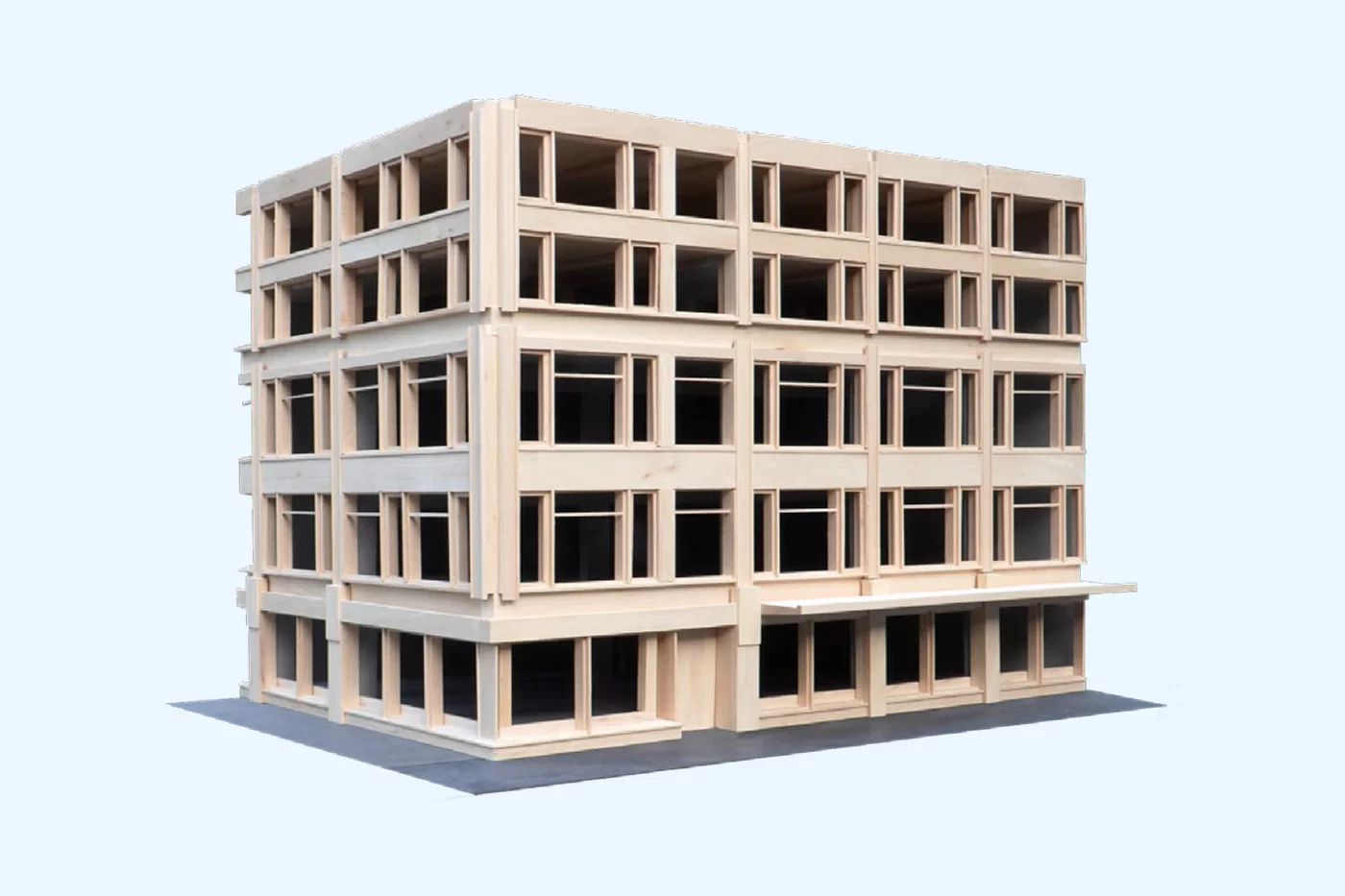 Modellfoto Gebäude Albis-Areal