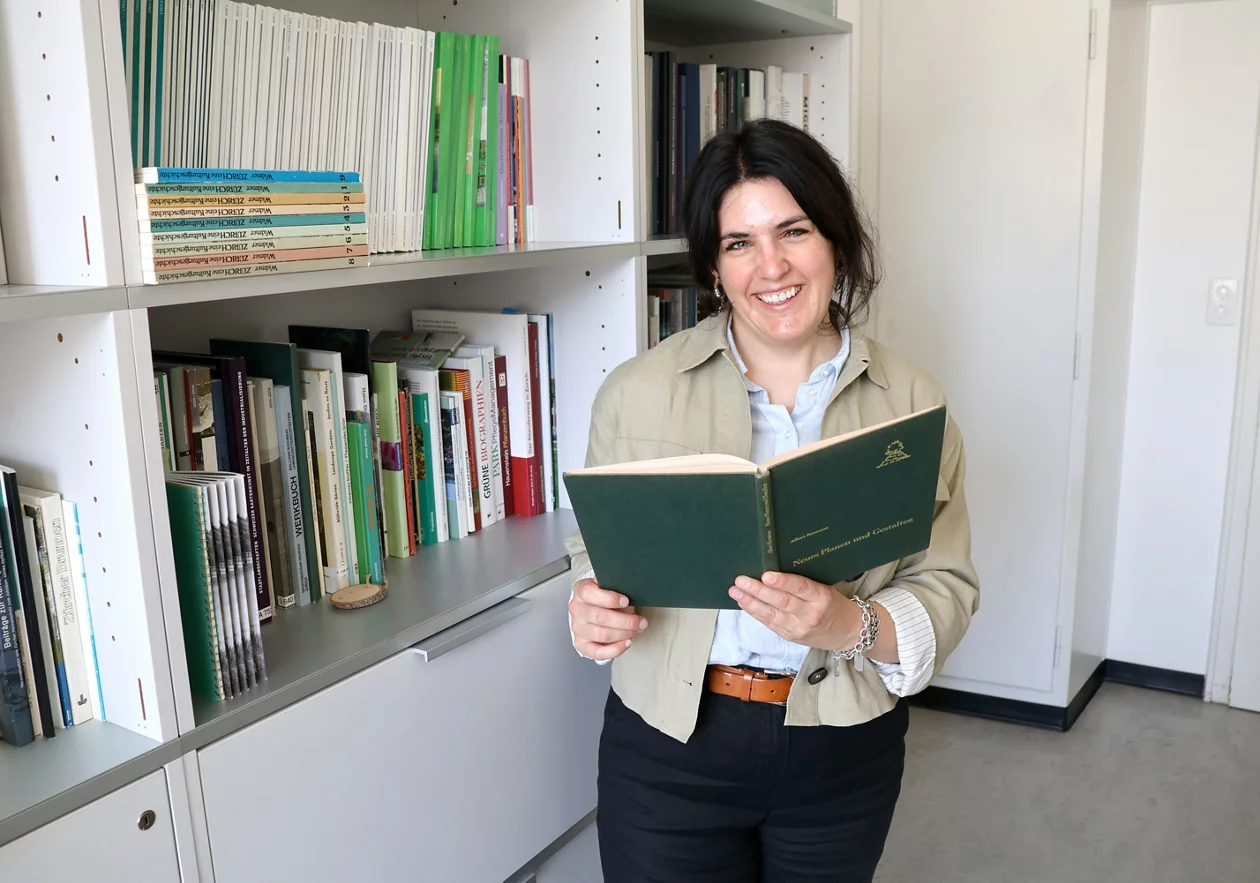 Alessandra, Gartendenkmalpflegerin bei Grün Stadt Zürich