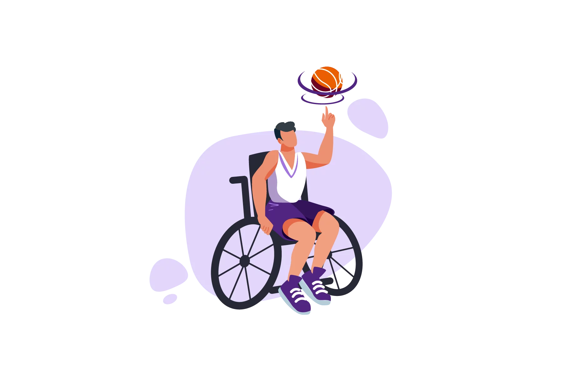 Rollstuhlbasketballer