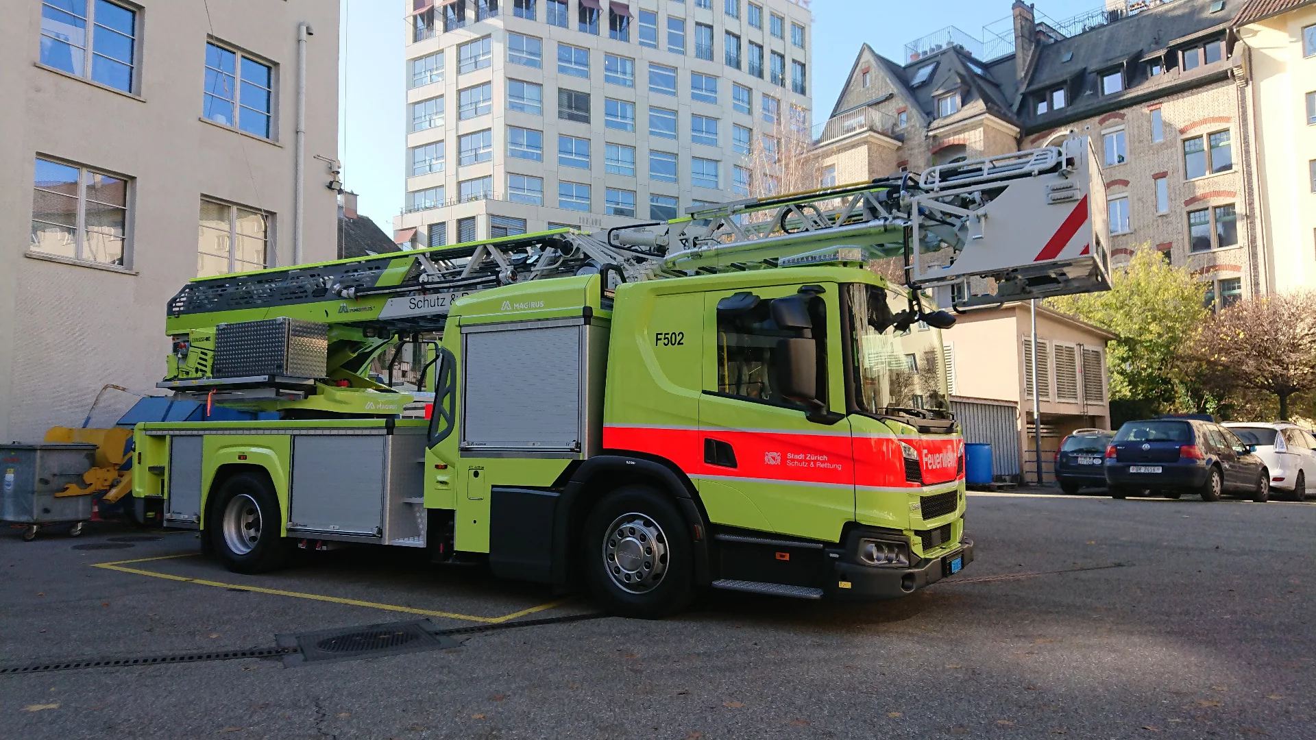 Autodrehleiter Scania L360 / Magirus DLA(K) 23/12 CS AT