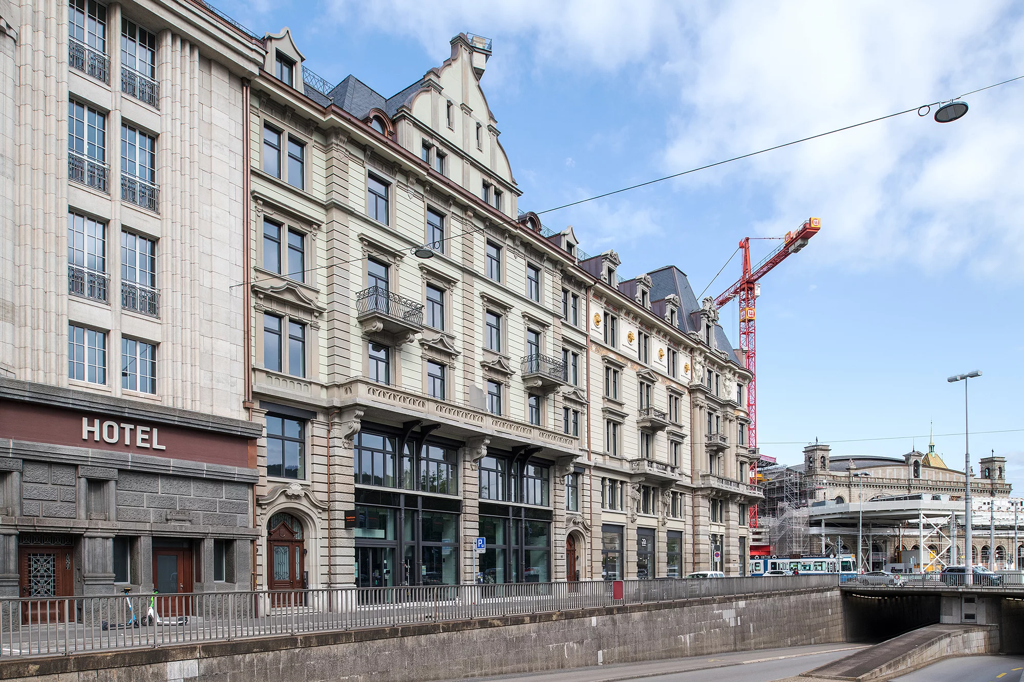 Aussenansicht Bahnhofquai 9, 11, 15