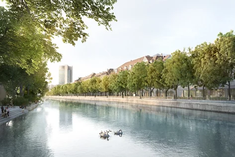 Baumreihe Neumuehlequai