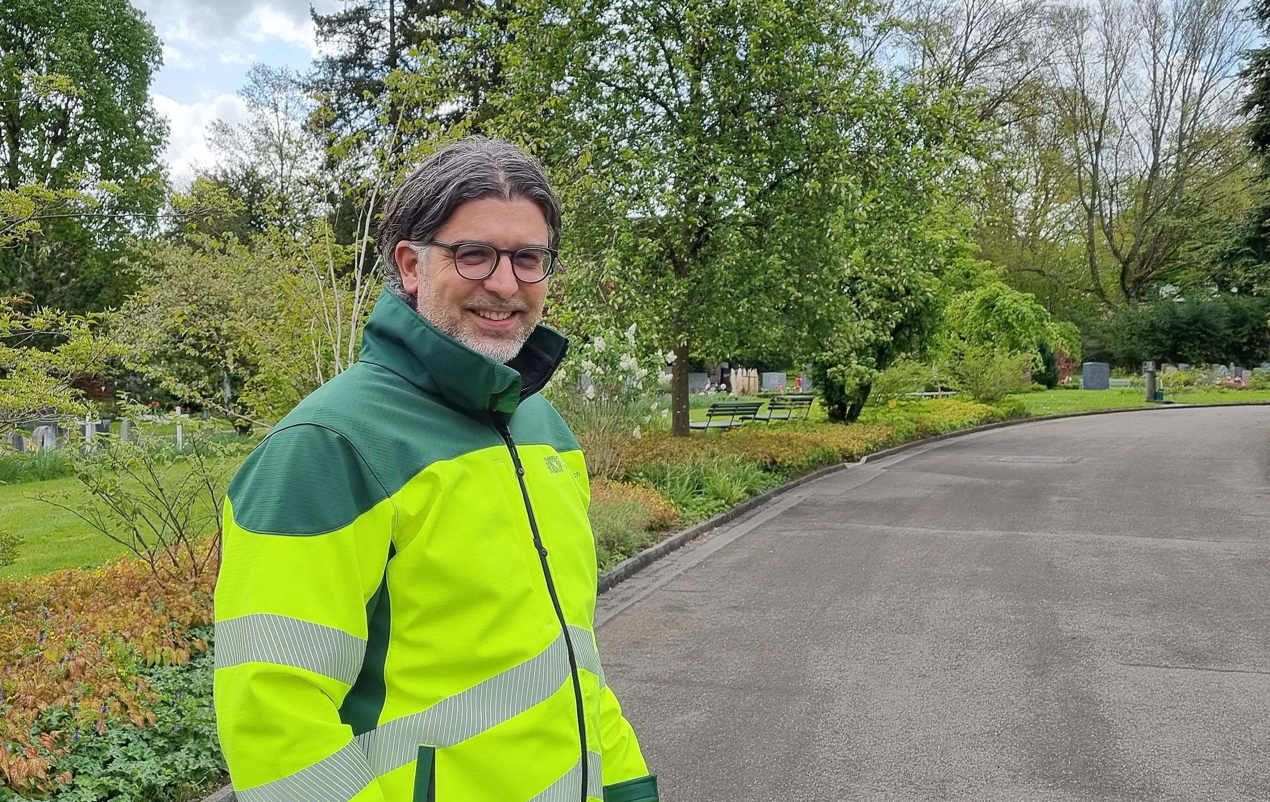 Roman, Mitarbeiter bei Grün Stadt Zürich