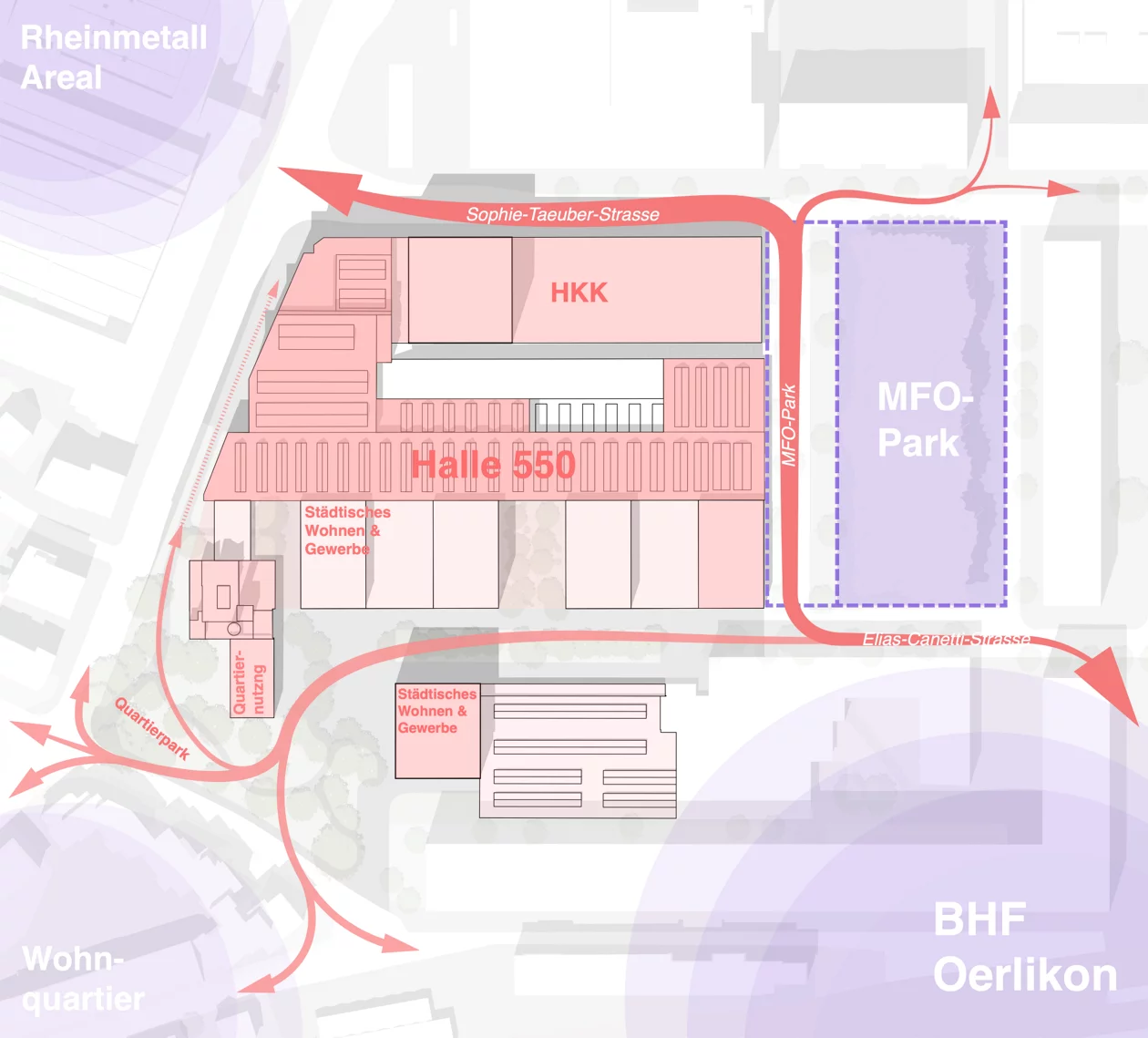 Arealpläne MFO-West Plan: Salewski Nater Kretz