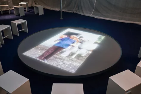 U5, Sissi, Überlagerung von Fotografien von Leonore Mau 