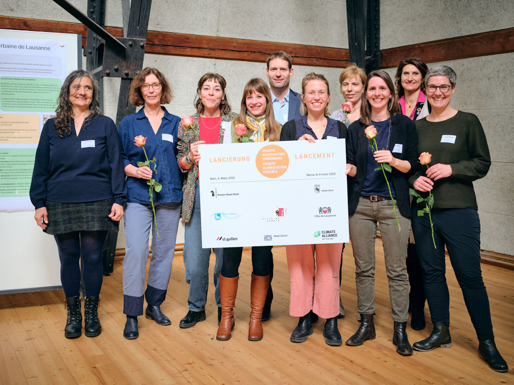 Lancierung der Charta Nachhaltige Ernährung der Schweizer Städte und Gemeinden