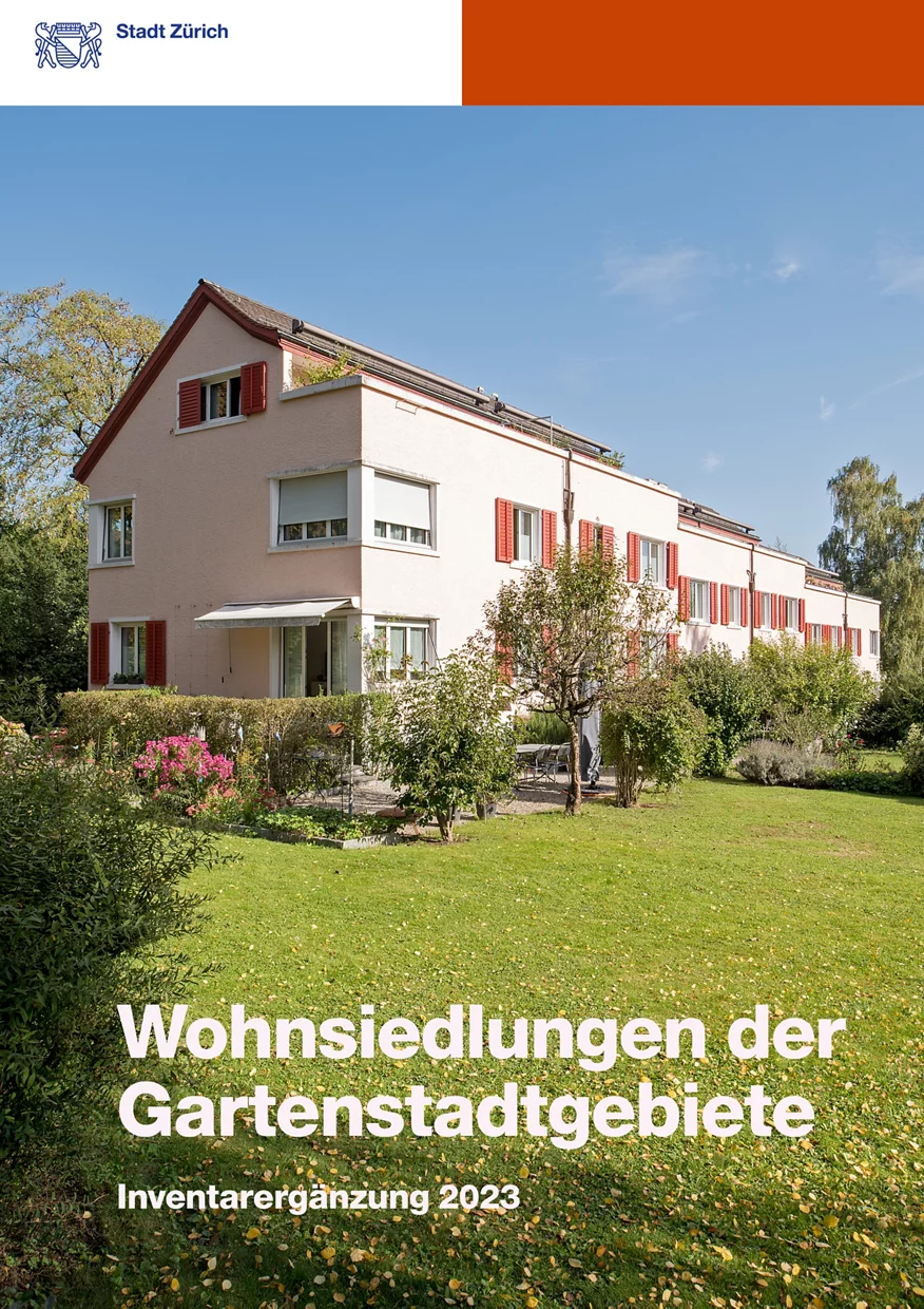 Titelseite Wohnsiedlungen der Gartenstadtgebiete