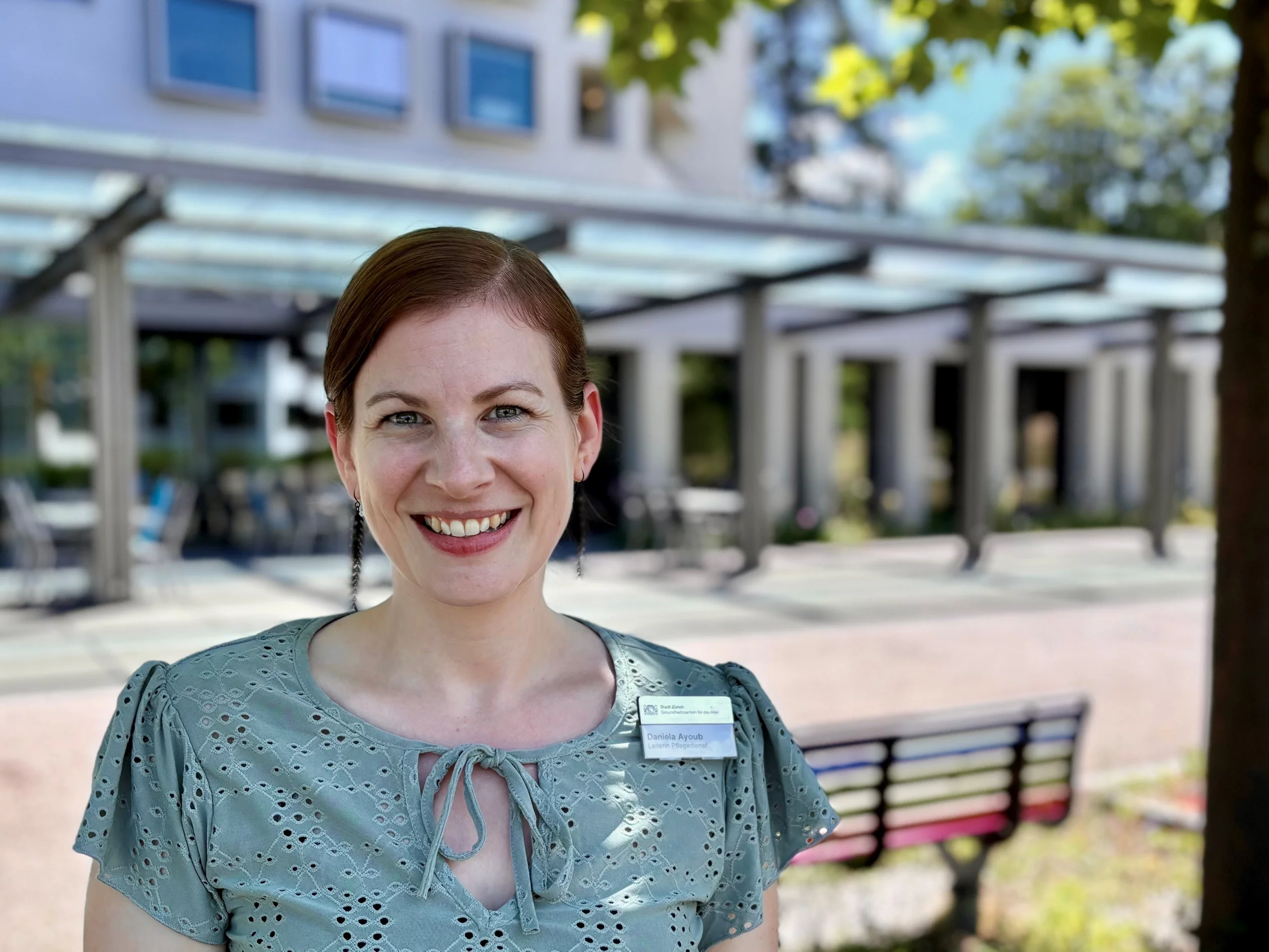 Daniela Ayoub, Leiterin Pflegedienst im Gesundheitszentrum für das Alter Entlisberg