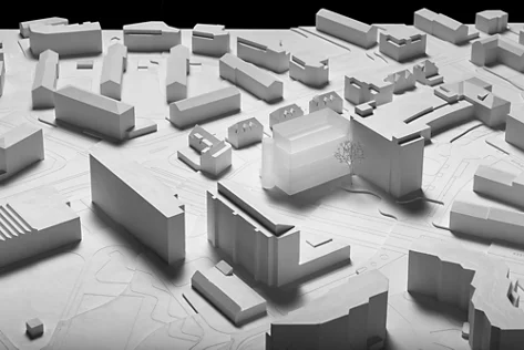 Situationsmodell DIE ZWEI TÜRME