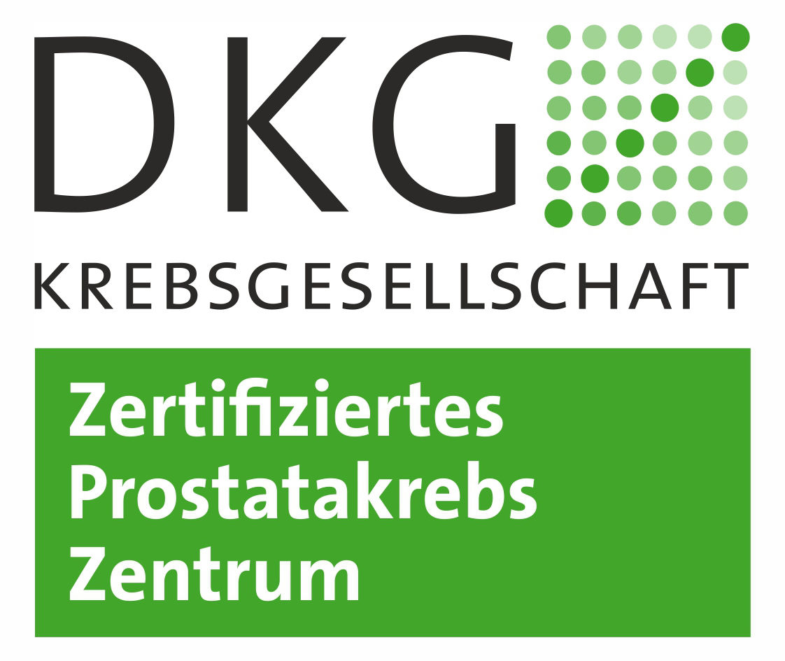 Logo DKG Zertifiziertes Prostatakrebs Zentrum