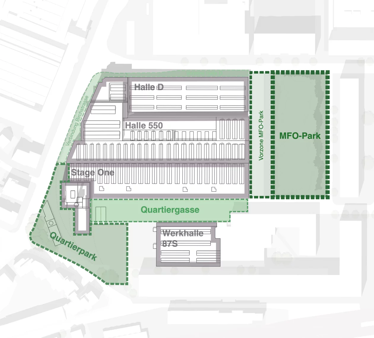 Arealpläne MFO-West Plan: Salewski Nater Kretz