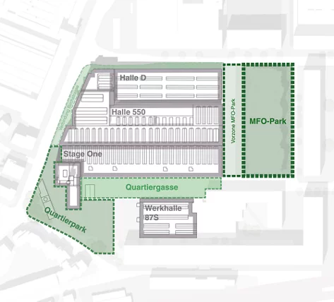 Arealpläne MFO-West Plan: Salewski Nater Kretz