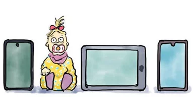 Symbolbild Fachaustausch Frühe Förderung: Digitale Medien